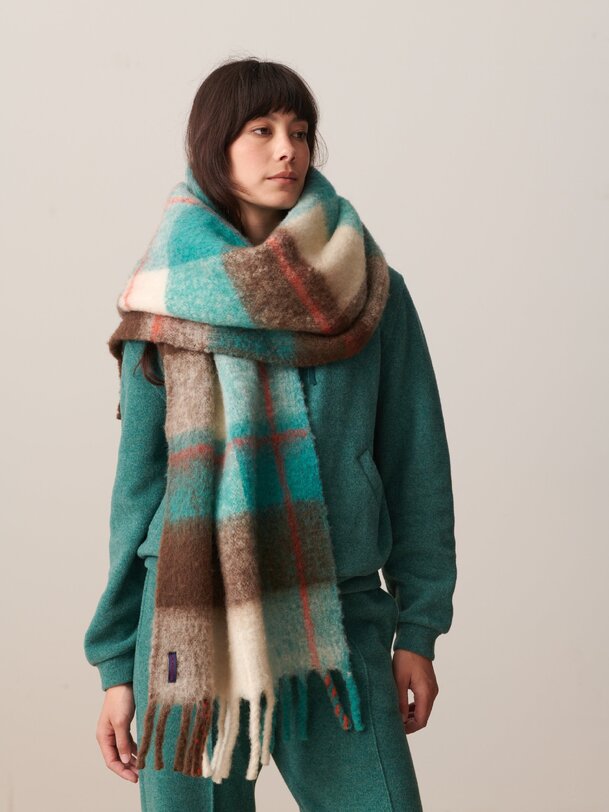 CHECKED SCARF -  Tiles , Ready-to-wear Bensimon