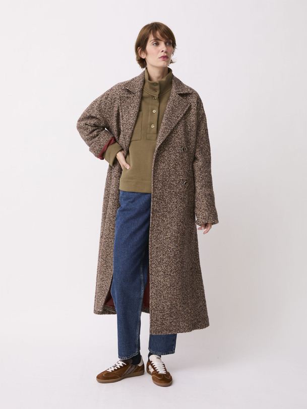 OSENIN COAT -  Chestnut , Ready-to-wear Bensimon