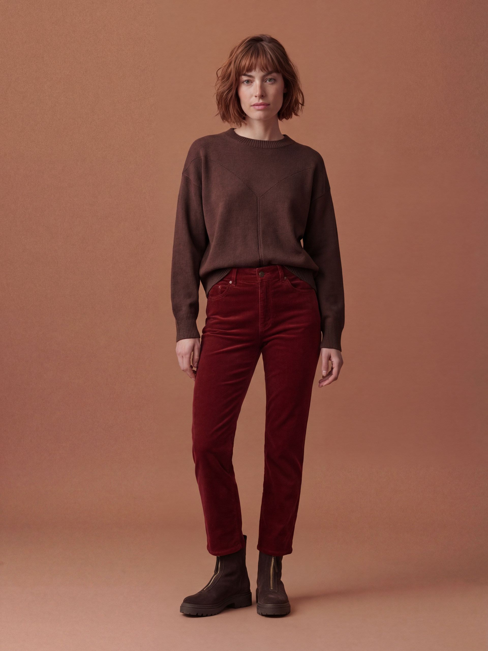 OUDAI SWEATER -  Cocoa , Ready-to-wear Bensimon