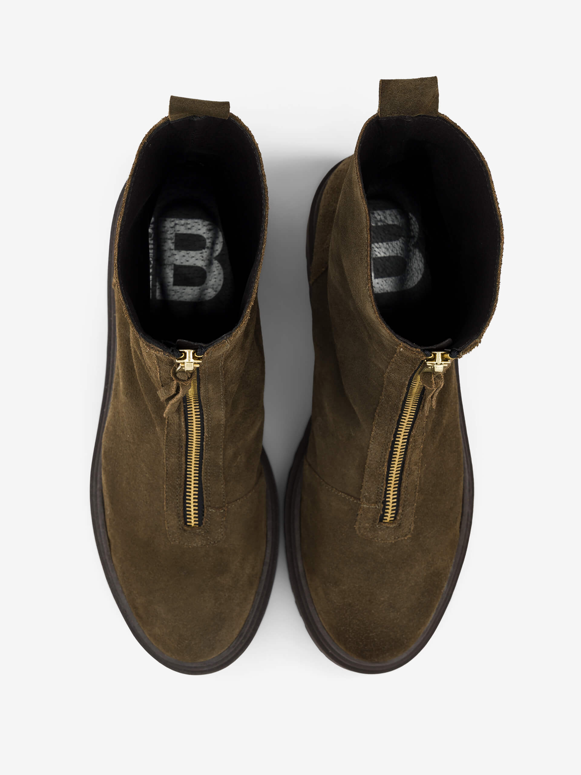 Women's zipped Chelsea boots - Military , Tennis & Shoes Bensimon