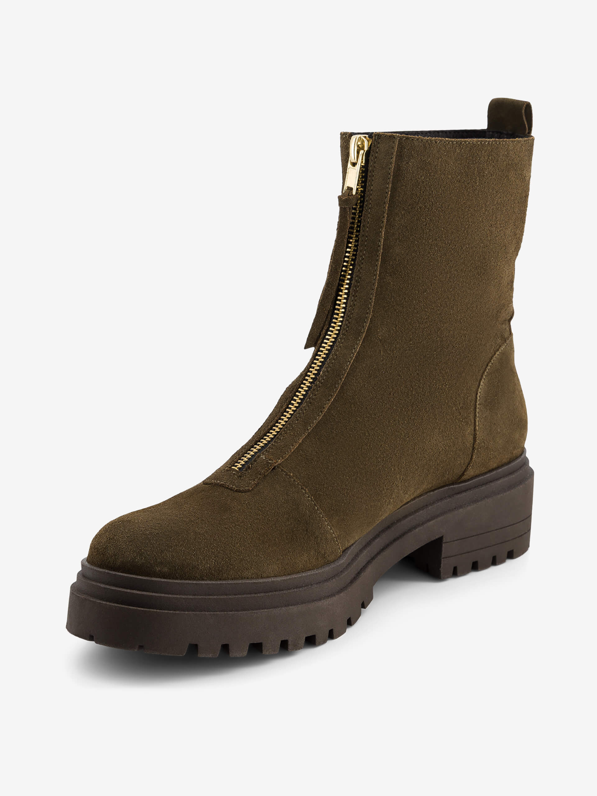 Women's zipped Chelsea boots - Military , Tennis & Shoes Bensimon