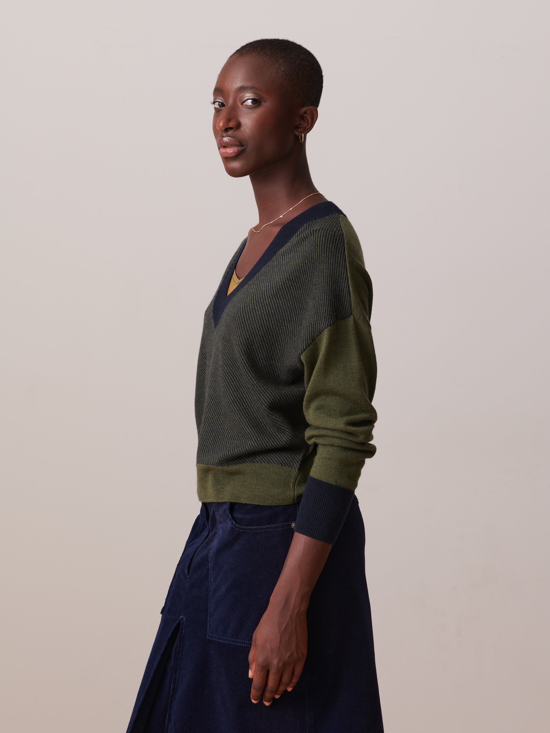 ORSO SWEATER -  Military , Ready-to-wear Bensimon