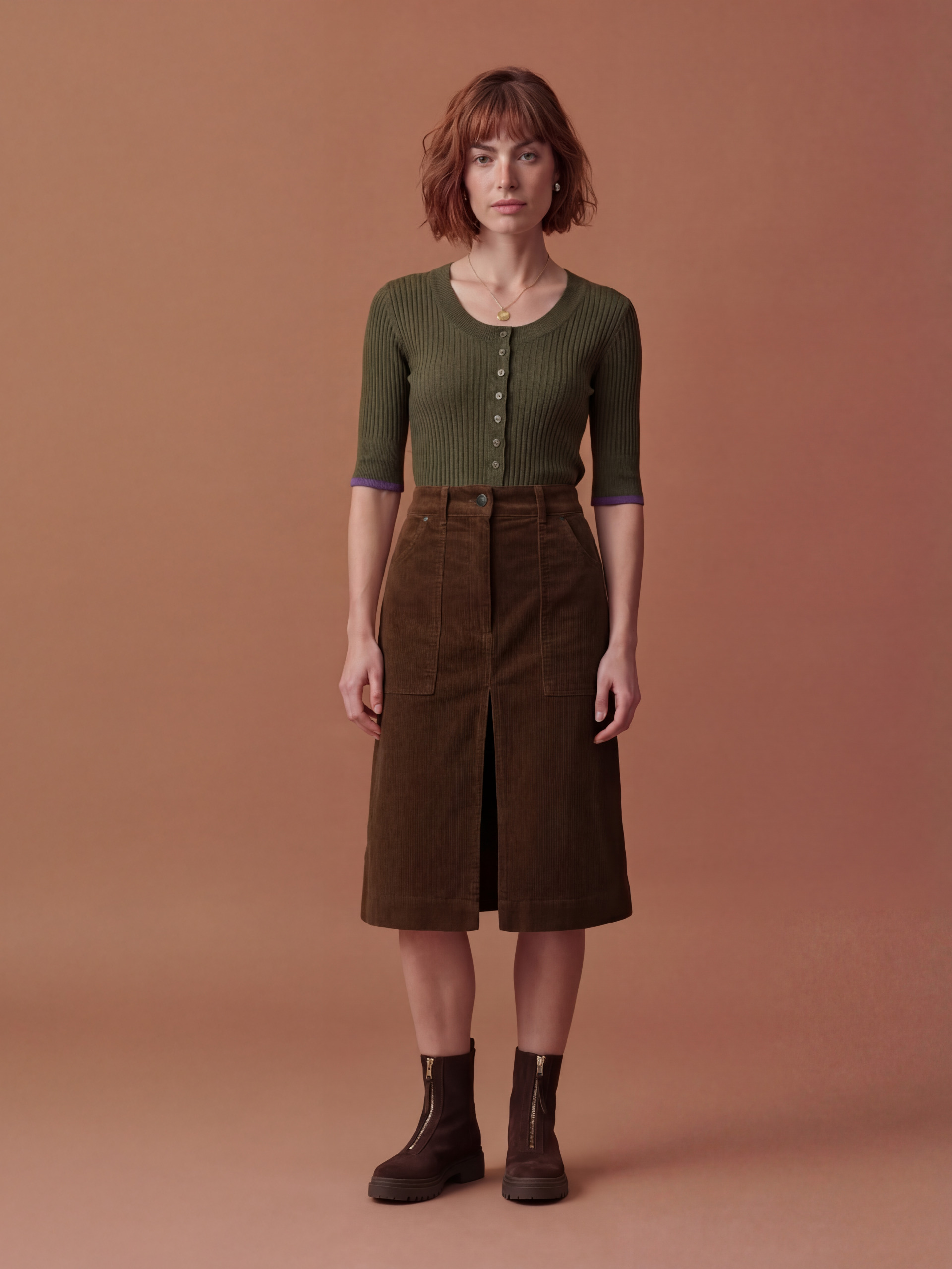 OREN SWEATER -  Military , Ready-to-wear Bensimon