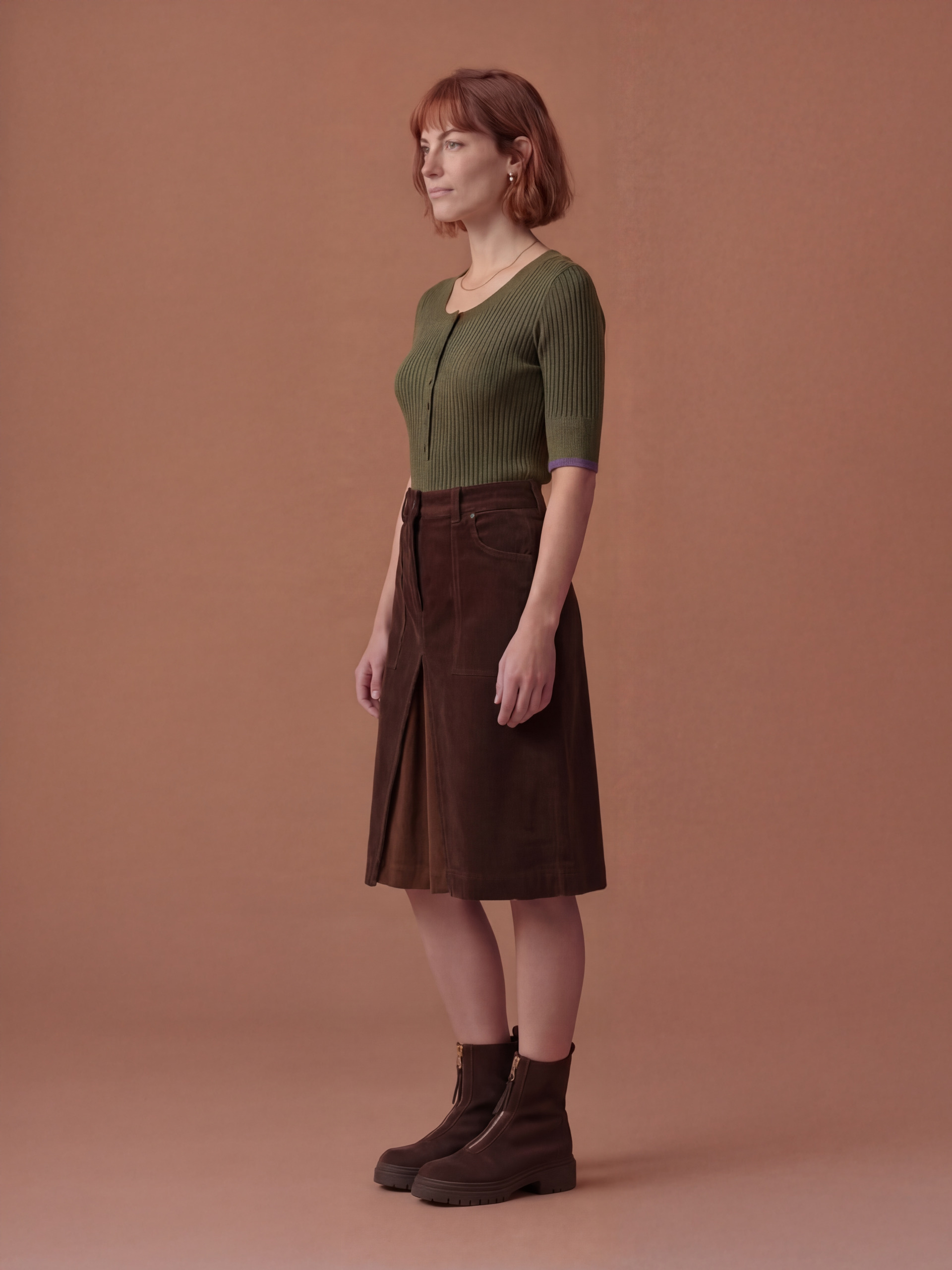 OREN SWEATER -  Military , Ready-to-wear Bensimon