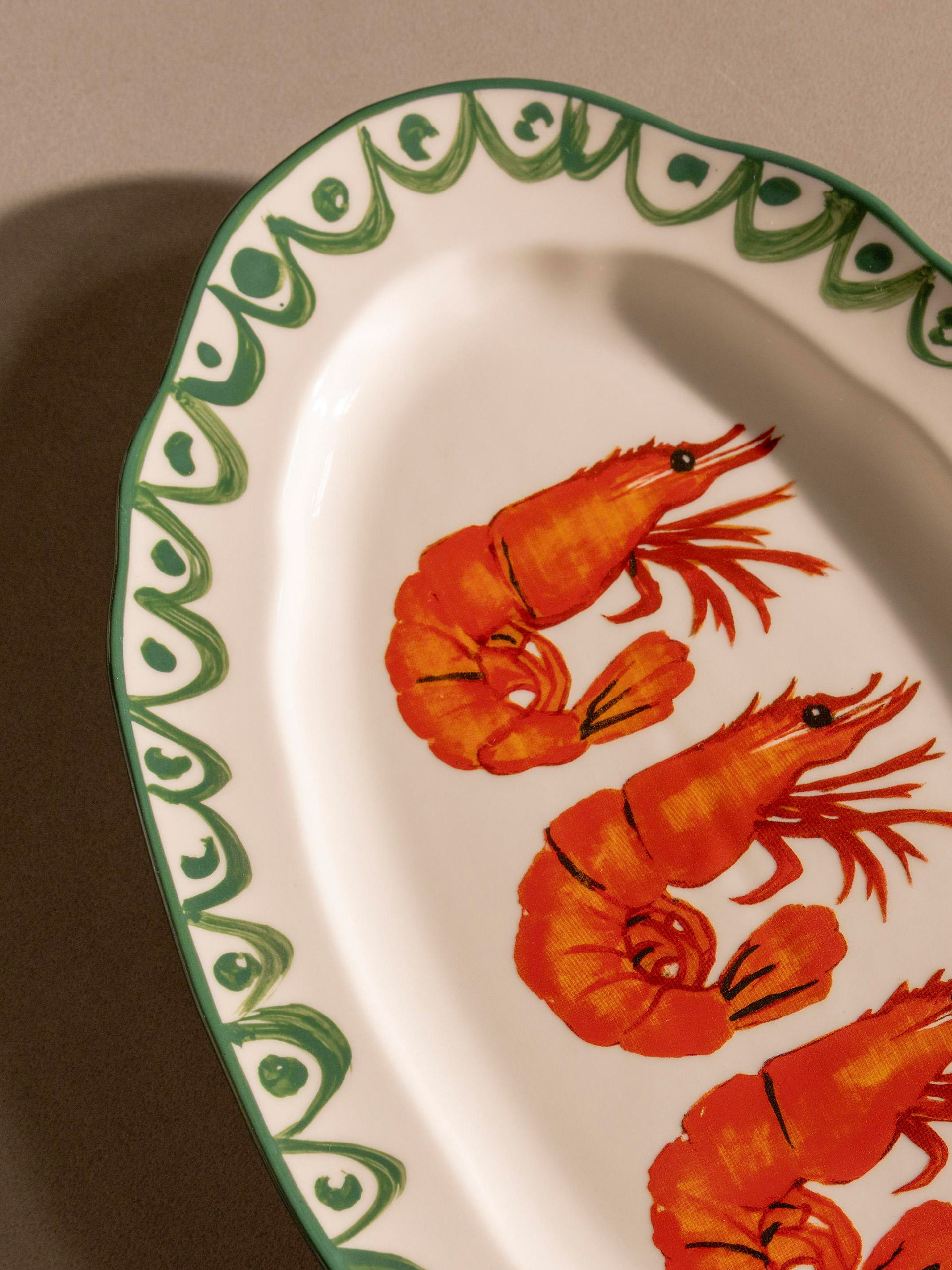 Plateau sirène shrimp - &KLEVERING - White , Home design Bensimon