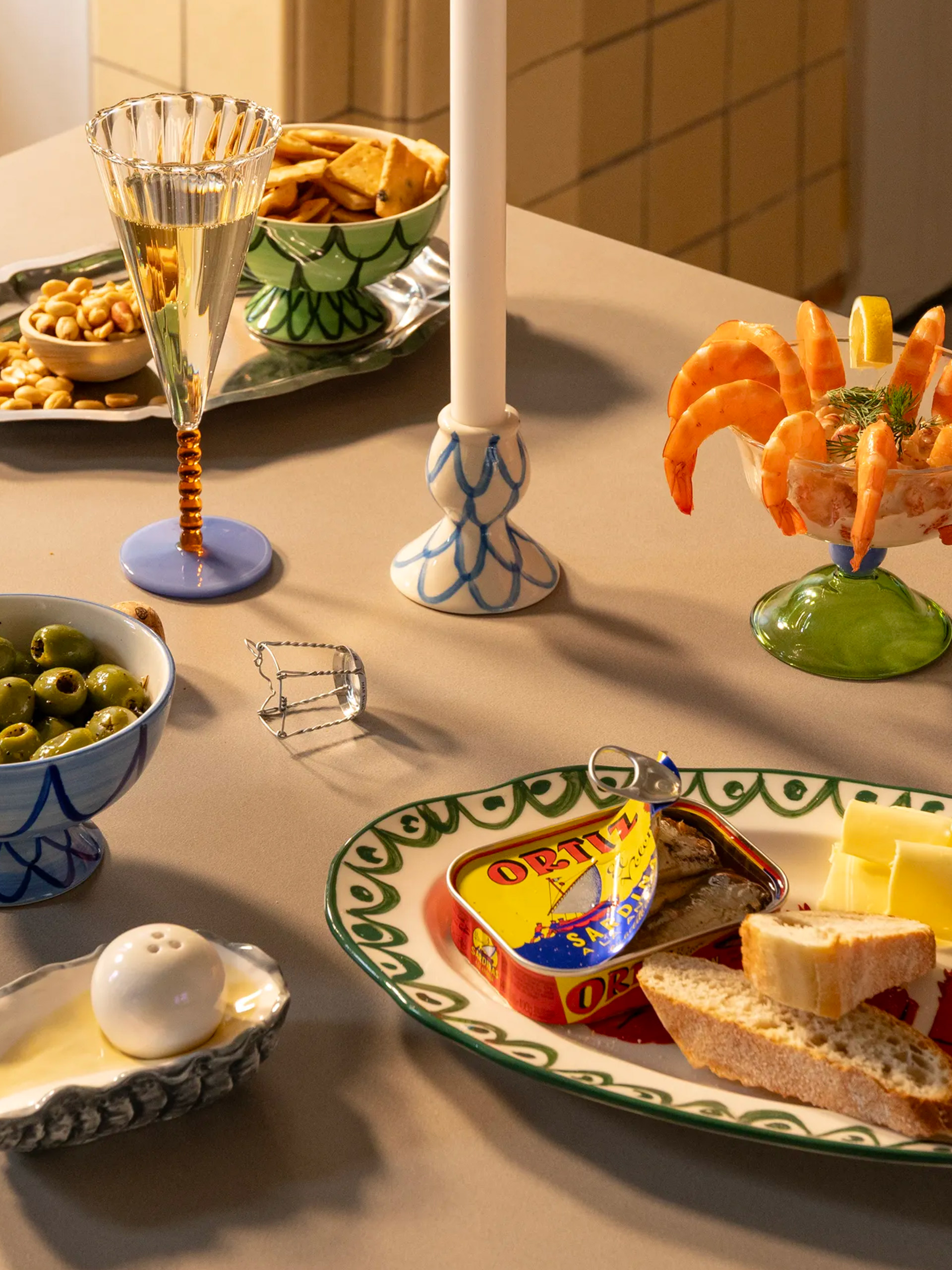 Plateau sirène shrimp - &KLEVERING - White , Home design Bensimon