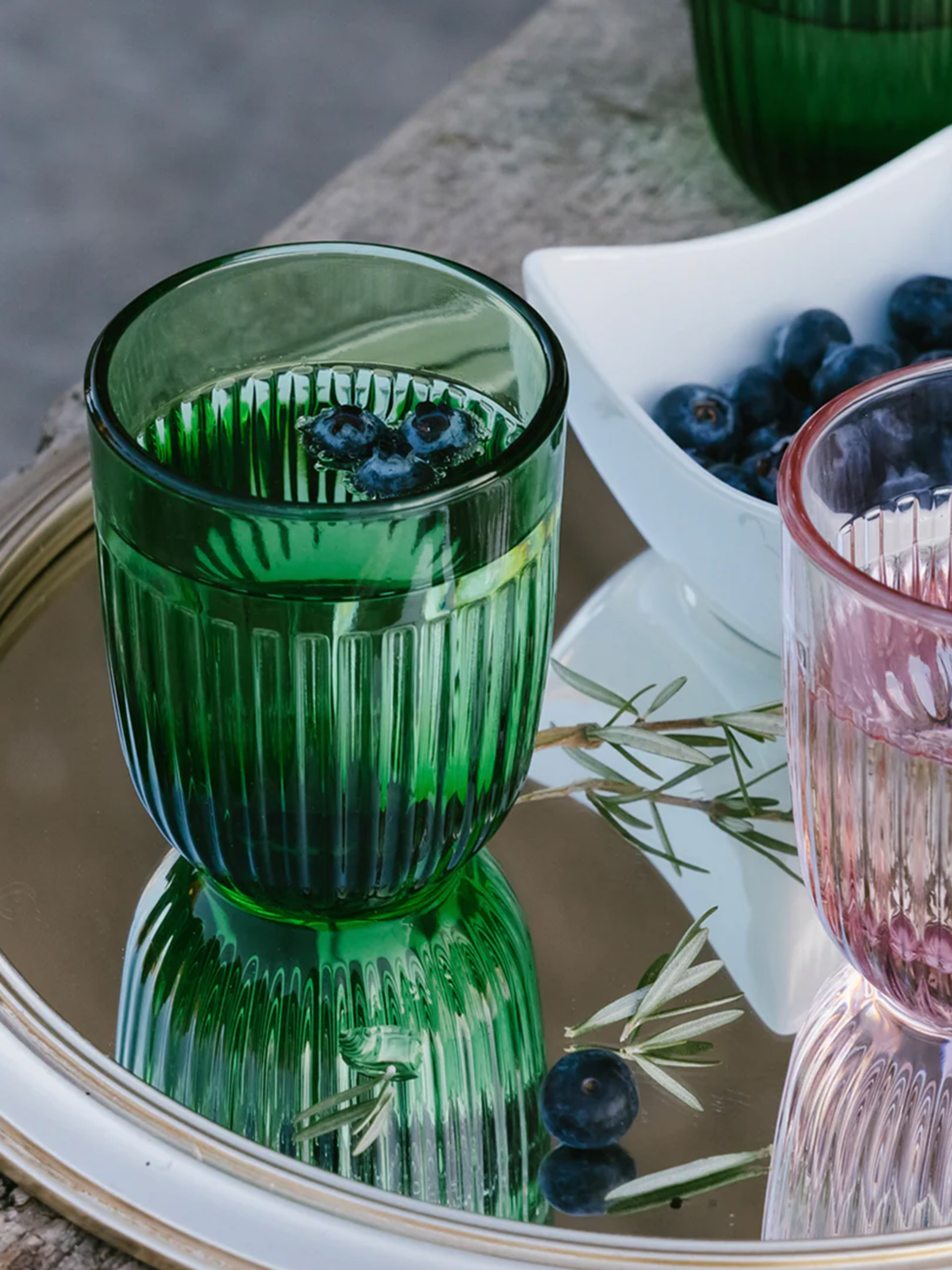 VERRE OUESSANT - LA ROCHERE -  Green , Home design Bensimon