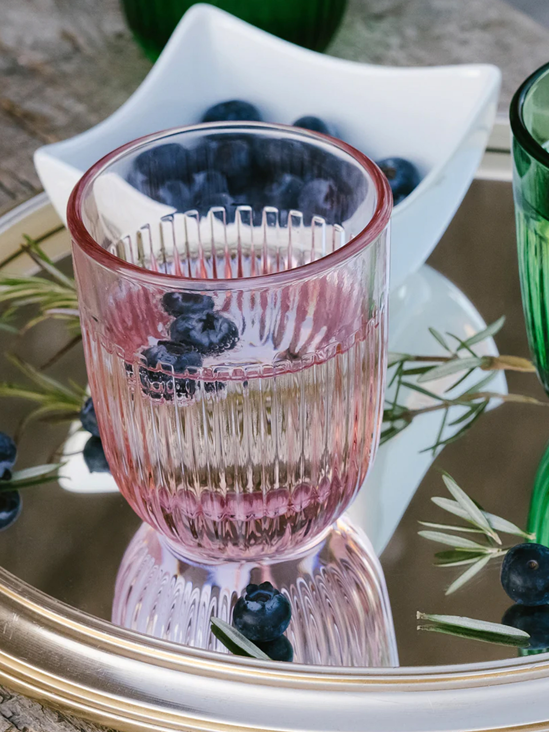 VERRE OUESSANT - LA ROCHERE -  Pink , Home design Bensimon