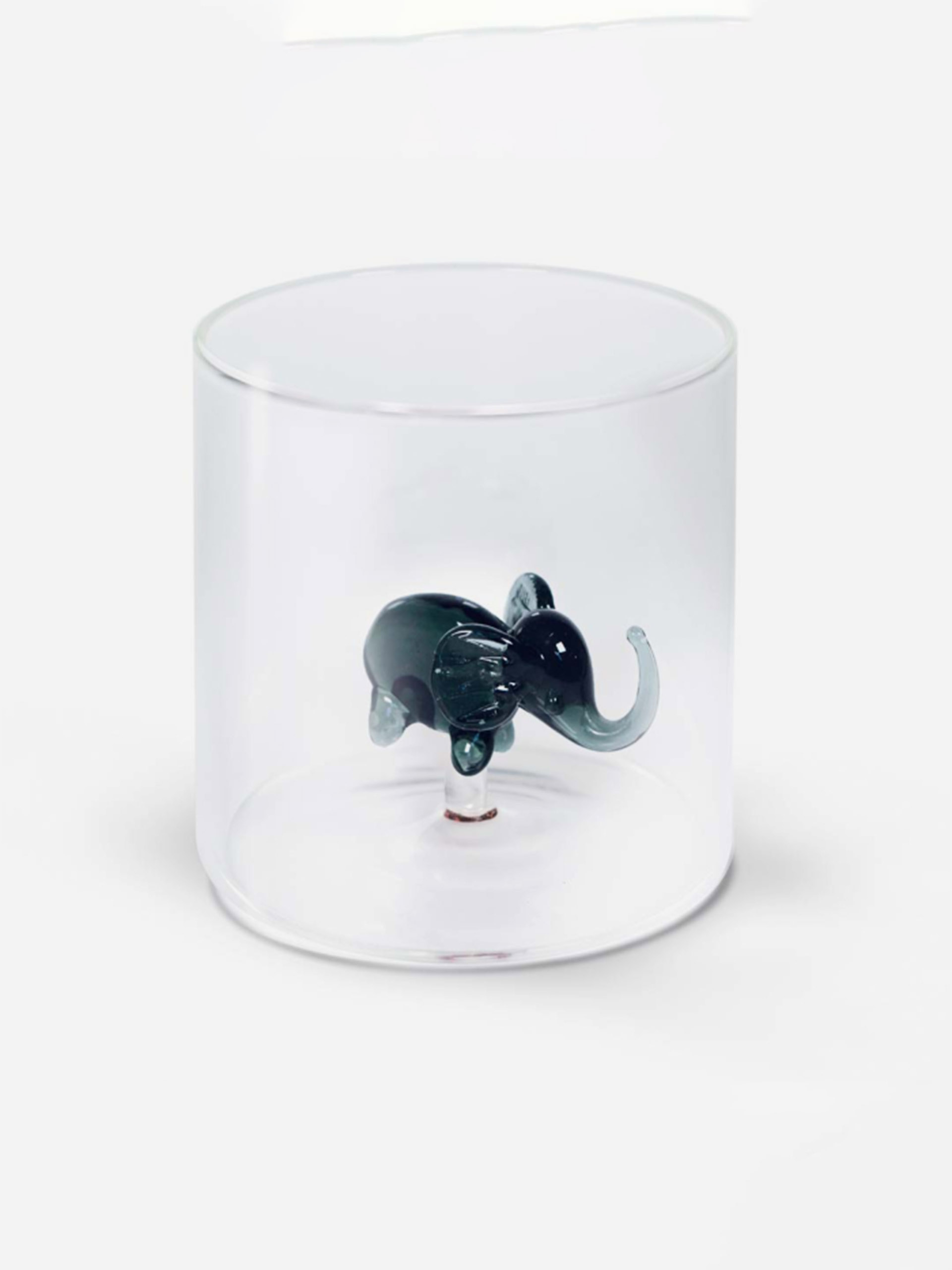 VERRE FIGURINE ELEPHANT - WD LIFESTYLE -  Grey , Home design Bensimon
