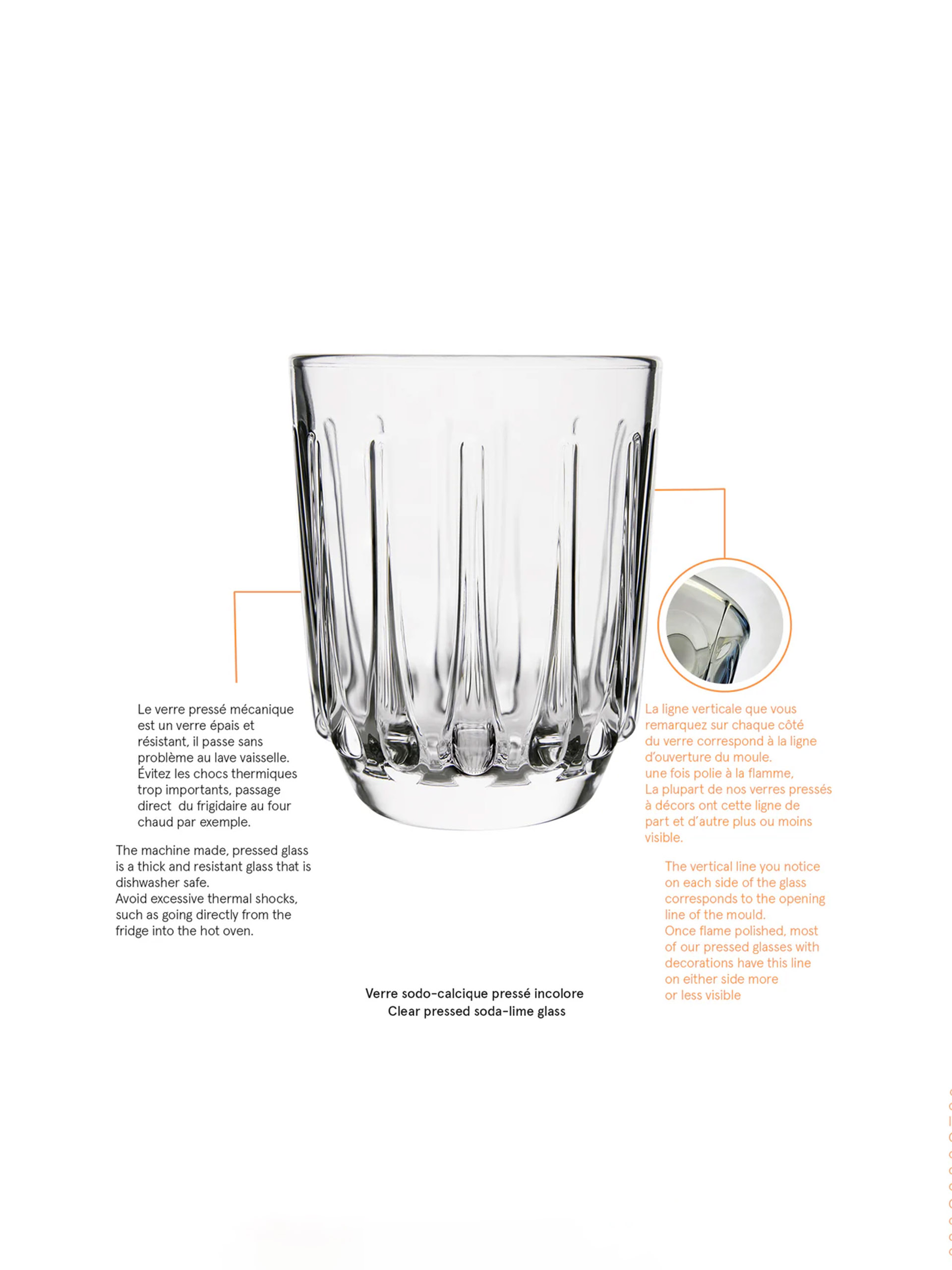 LOT DE 4 GOBELETS 550 ANS - LA ROCHERE - Transparent , Home design Bensimon