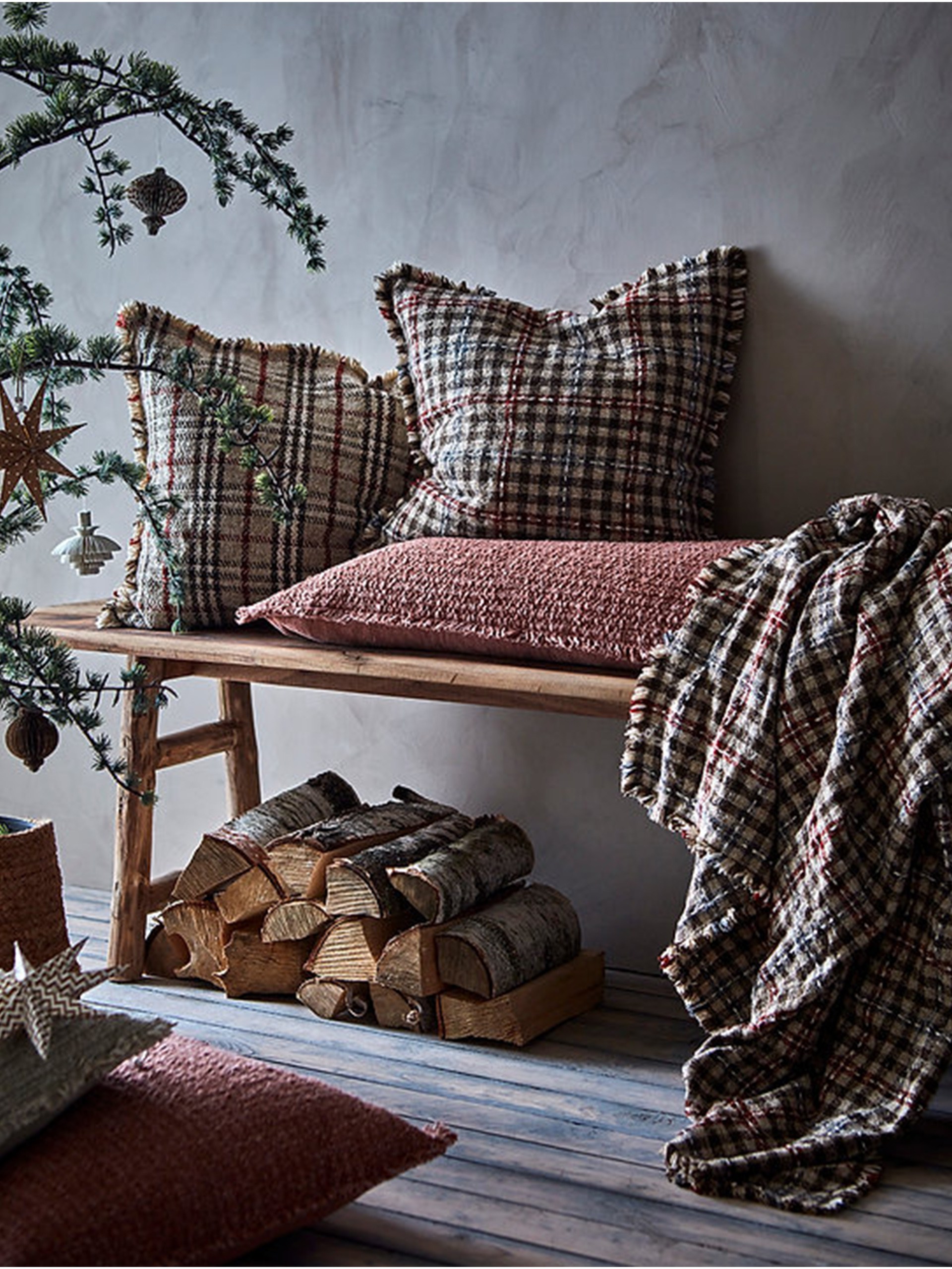 COUSSIN TAGE 50x50 - AFFARI OF SWEDEN - Beige , Home design Bensimon