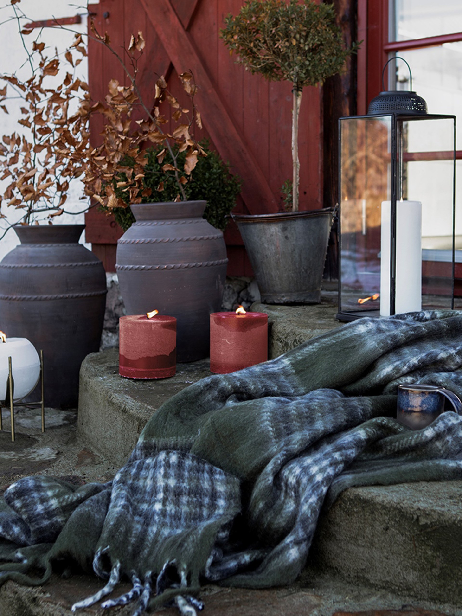 PLAID FRASSE 160X130 - AFFARI OF SWEDEN -  Green , Home design Bensimon