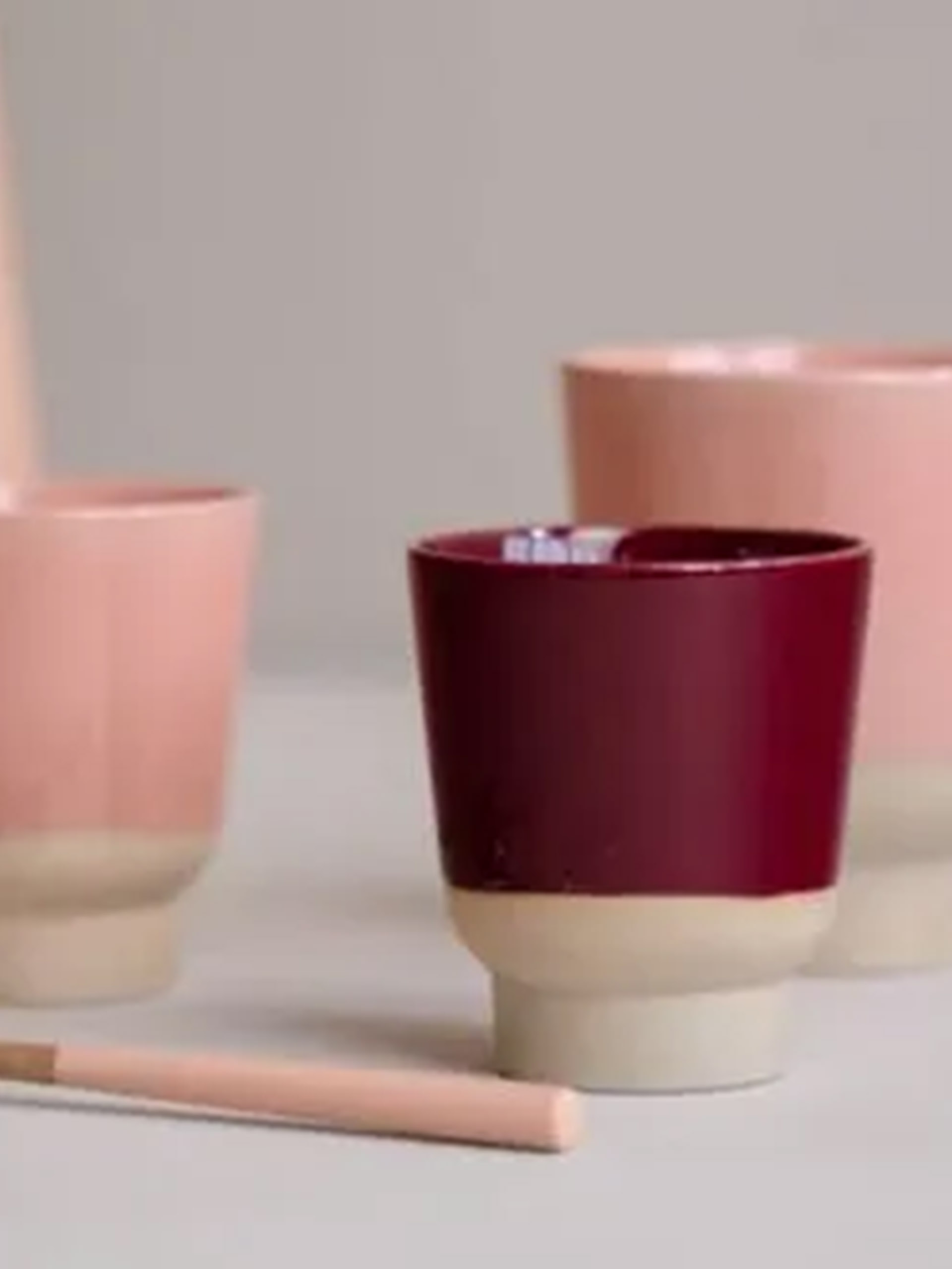 TASSE RUTUNDA T.S ROUGE - KINTA -  Red , Home design Bensimon