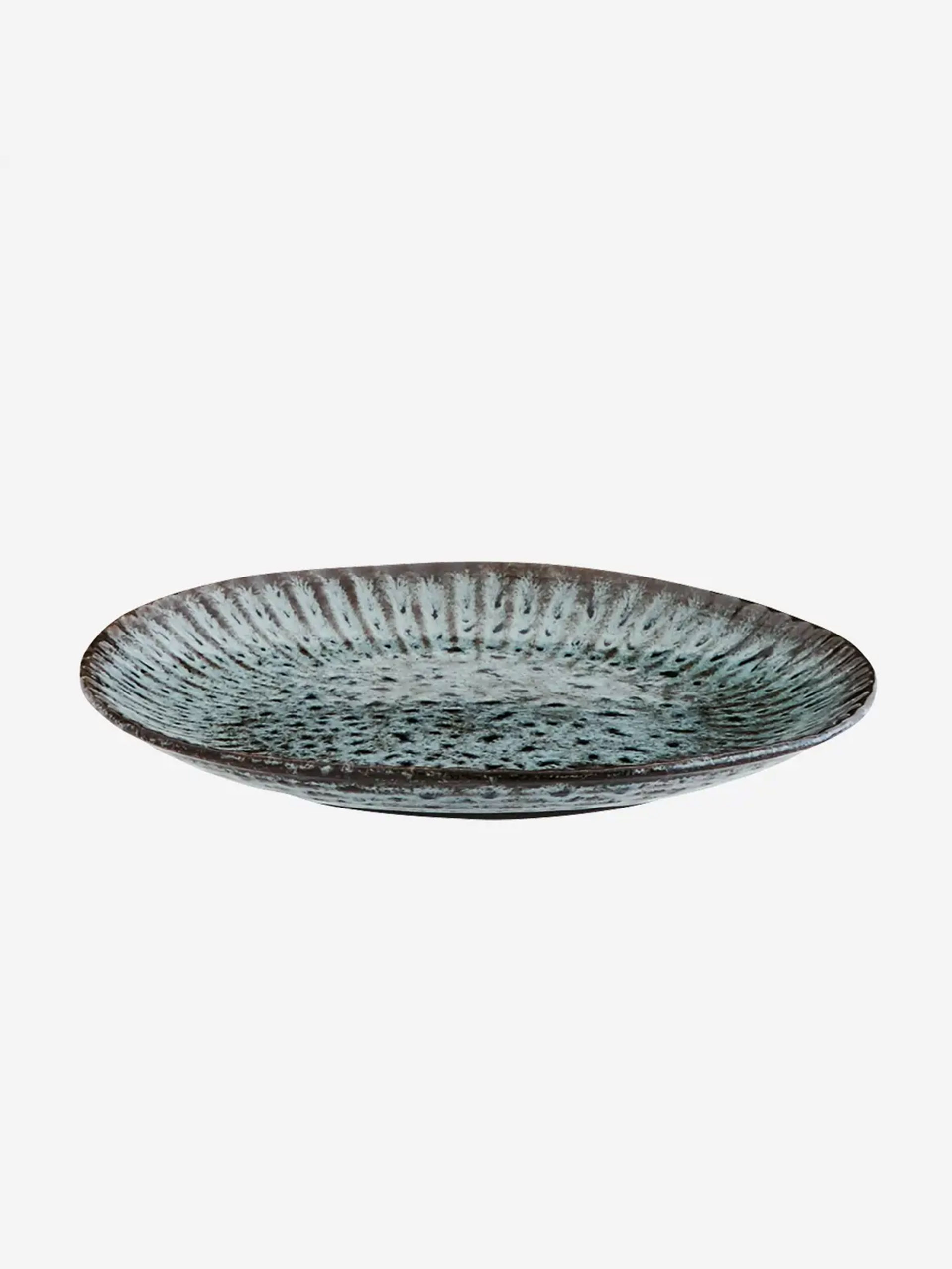 ASSIETTE STONEWARE T.S - MME STOLTZ - Blue , Home design Bensimon