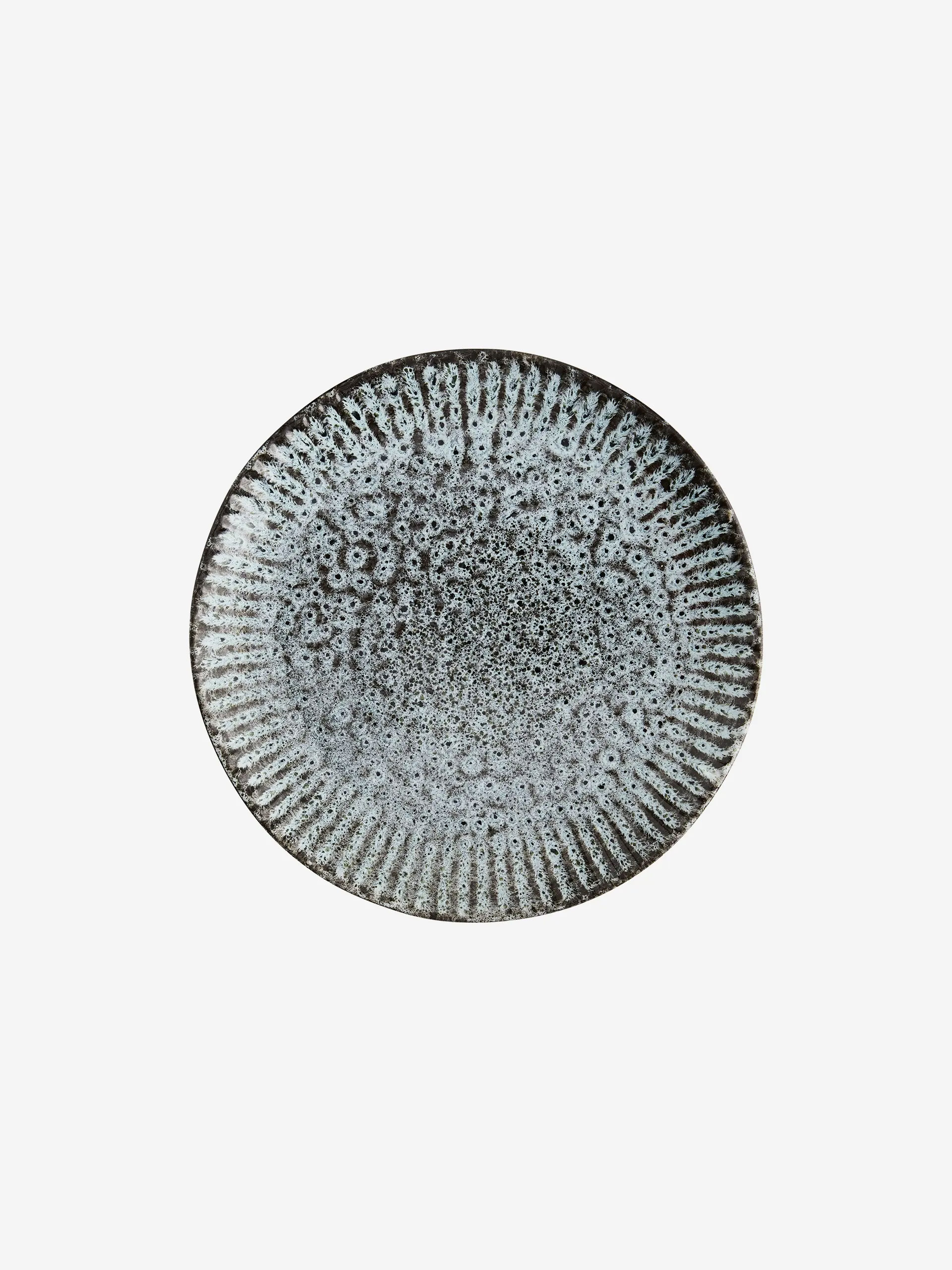 ASSIETTE STONEWARE T.M - MME STOLTZ - Blue , Home design Bensimon
