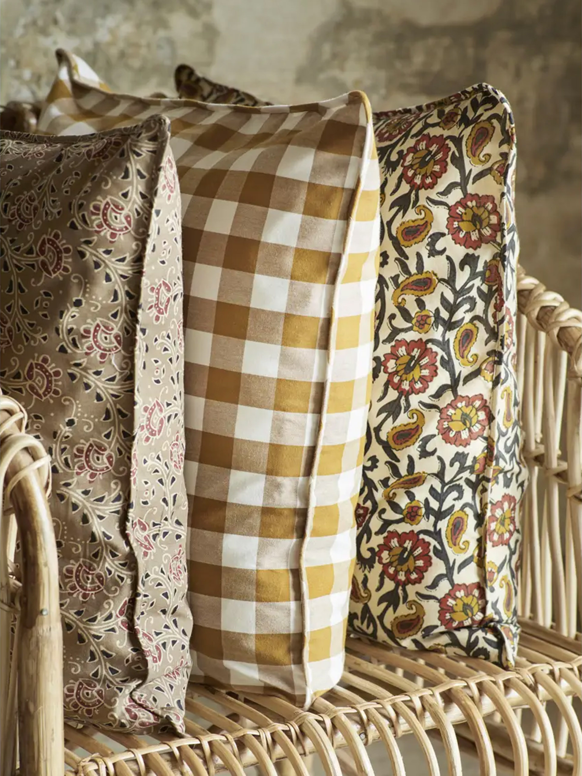 COUSSIN PRINT SABLE 50x50 - MME STOLTZ - Sand , Home design Bensimon