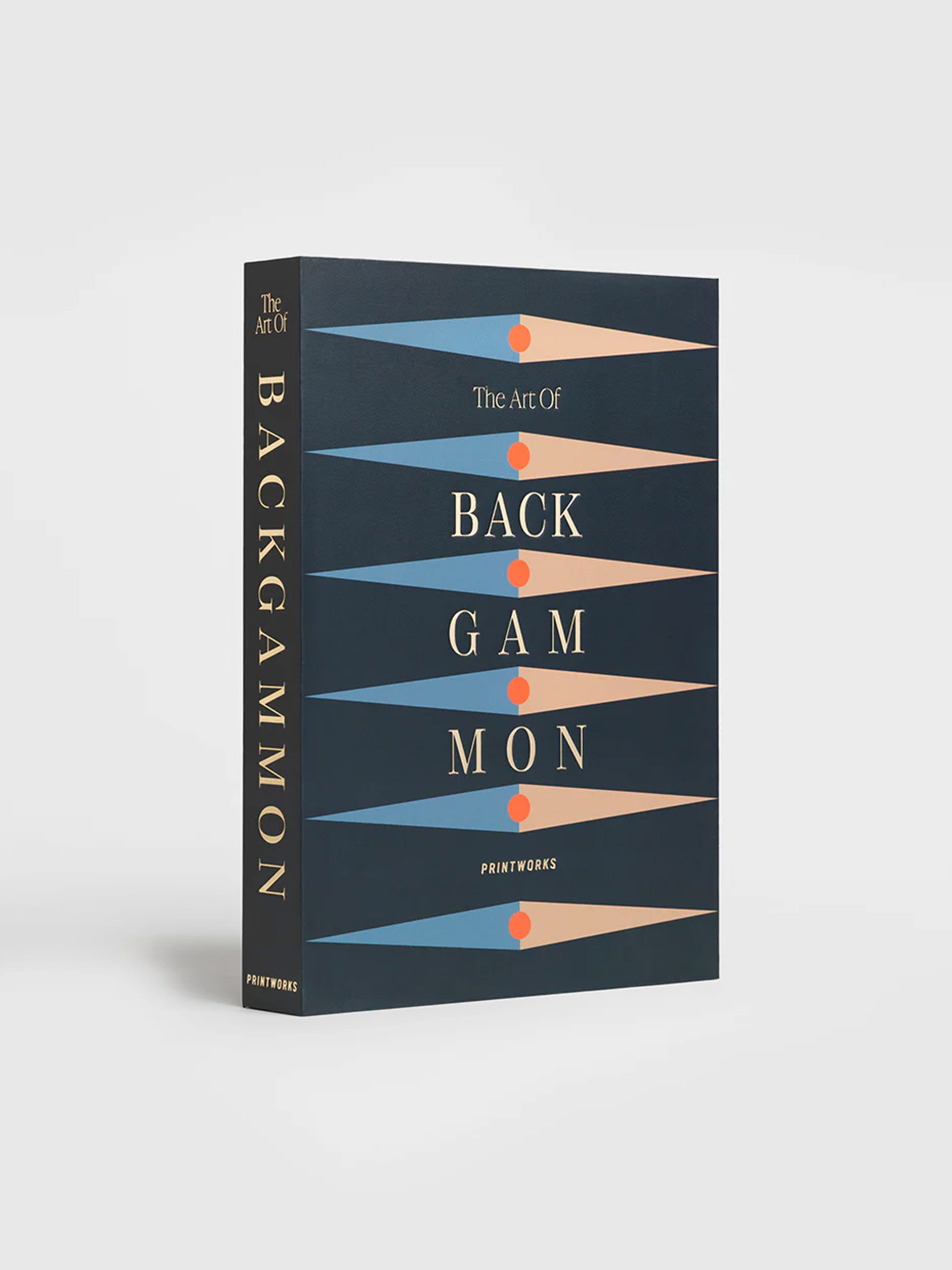 ART OF BACKGAMMON - PRINTWORK -  Orange , Home design Bensimon
