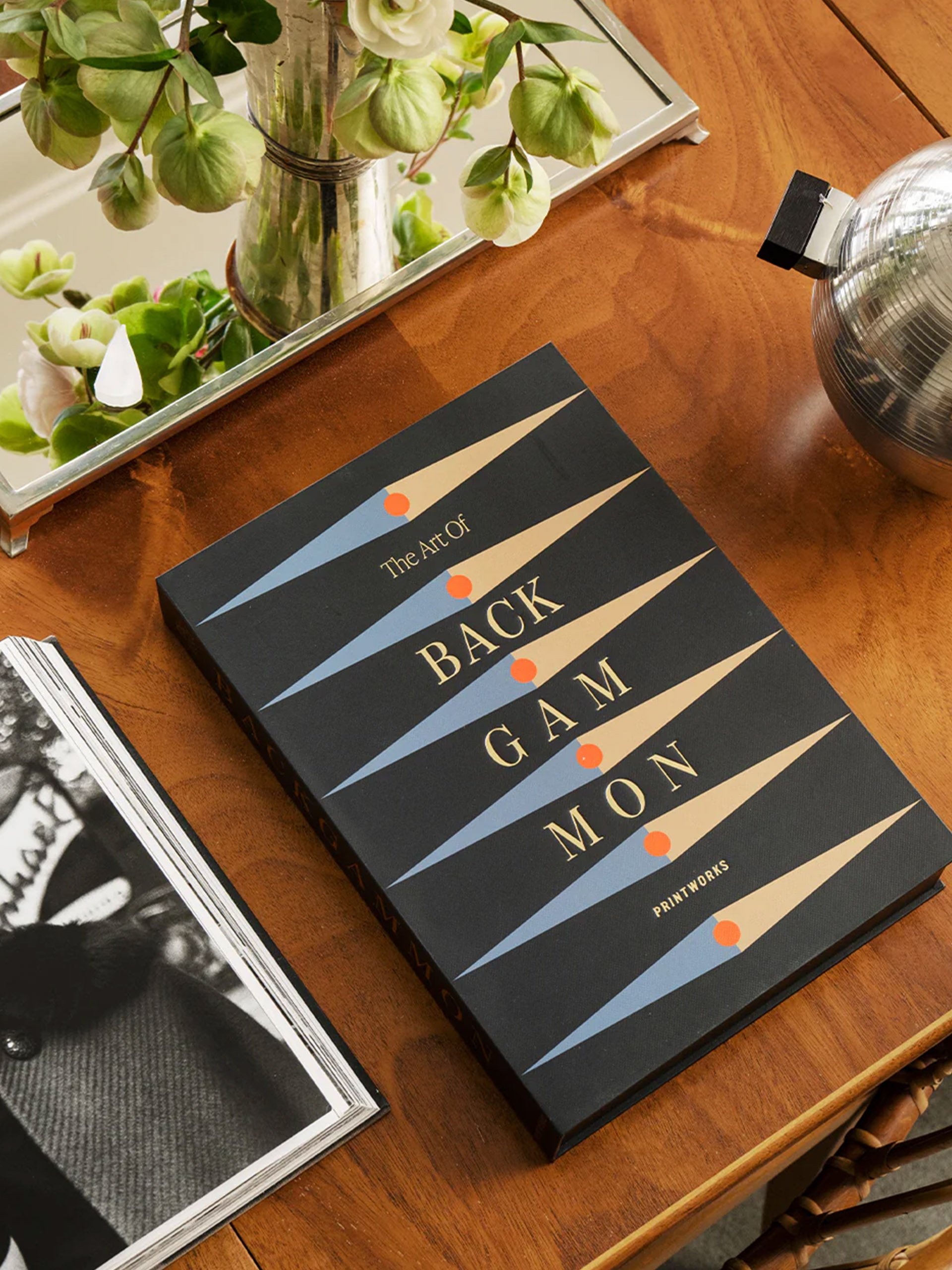 ART OF BACKGAMMON - PRINTWORK -  Orange , Home design Bensimon
