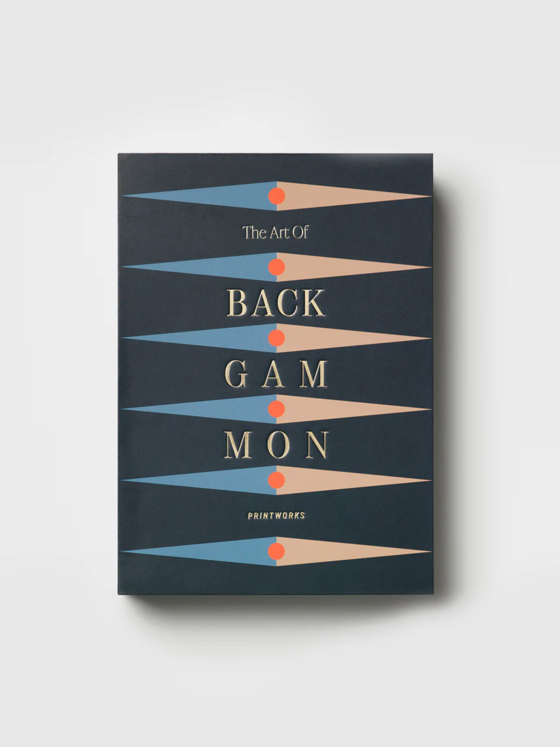 ART OF BACKGAMMON - PRINTWORK -  Orange , Home design Bensimon