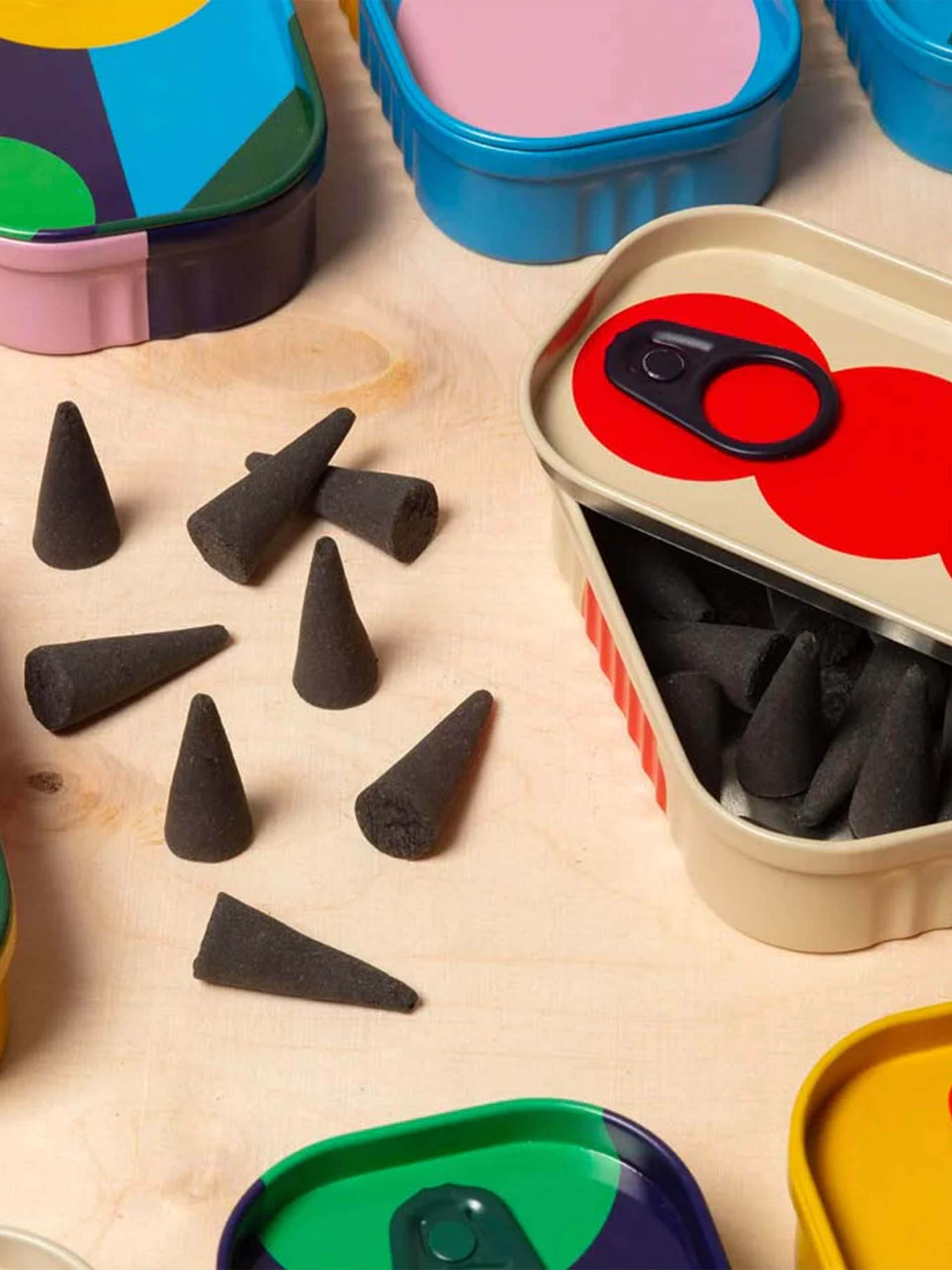 PEACE OUT ENCENS - BLOCK DESIGN - Red , Home design Bensimon