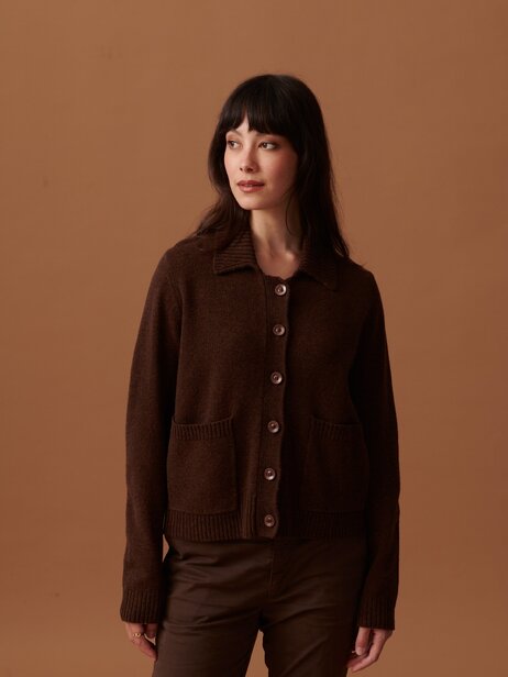 ORIA CARDIGAN -  Cocoa , Ready-to-wear Bensimon