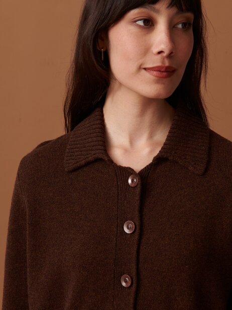 ORIA CARDIGAN -  Cocoa , Ready-to-wear Bensimon