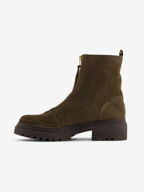 Women's zipped Chelsea boots -  Military , Tennis & Shoes Bensimon
