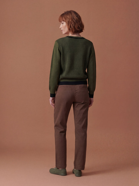 JAMIE CARDIGAN -  Military , Ready-to-wear Bensimon