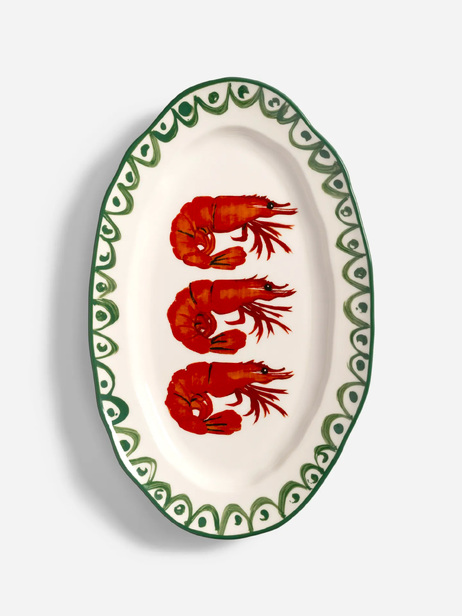 Plateau sir&egrave;ne shrimp - &KLEVERING -  White , Home design Bensimon