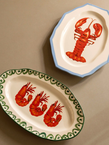 Plateau sir&egrave;ne shrimp - &KLEVERING -  White , Home design Bensimon