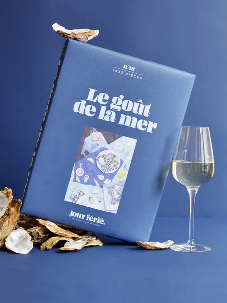 PUZZLE LE GO&Ucirc;T DE LA MER 1000 PIECES - JOUR FERIE -  Blue , Home design Bensimon