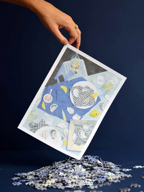 PUZZLE LE GOÛT DE LA MER 1000 PIECES - JOUR FERIE -  Blue , Home design Bensimon