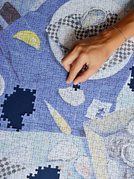 PUZZLE LE GOÛT DE LA MER 1000 PIECES - JOUR FERIE -  Blue , Home design Bensimon