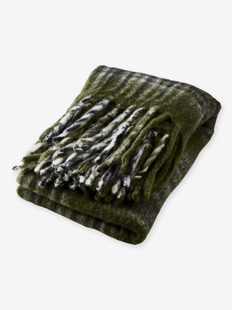 PLAID FRASSE 160X130 - AFFARI OF SWEDEN -  Green , Home design Bensimon