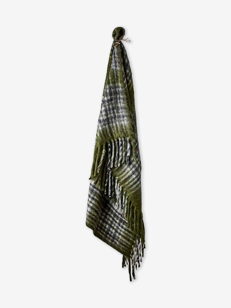 PLAID FRASSE 160X130 - AFFARI OF SWEDEN -  Green , Home design Bensimon