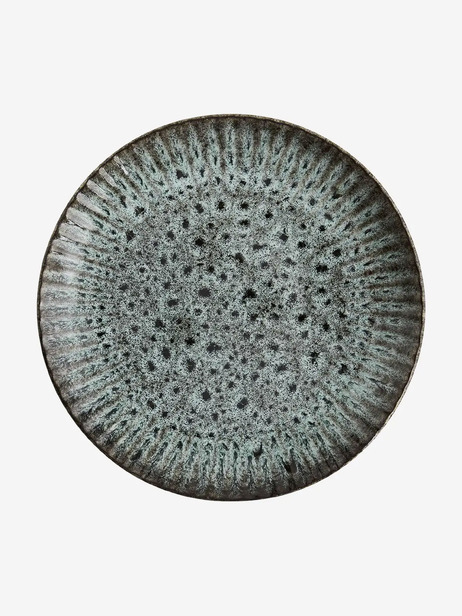 ASSIETTE STONEWARE T.S - MME STOLTZ -  Blue , Home design Bensimon 