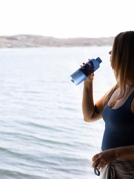 TURE WATER BOTTLE - SAGAFORMS -  Blue , Home design Bensimon