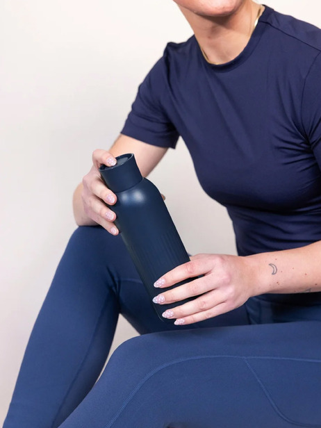 TEKLA THERMAL BOTTLE PUSH - SAGAFORMS -  Blue , Home design Bensimon