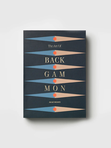 ART OF BACKGAMMON - PRINTWORK -  Orange , Home design Bensimon