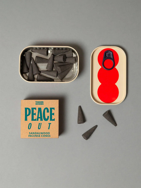PEACE OUT ENCENS - BLOCK DESIGN -  Red , Home design Bensimon