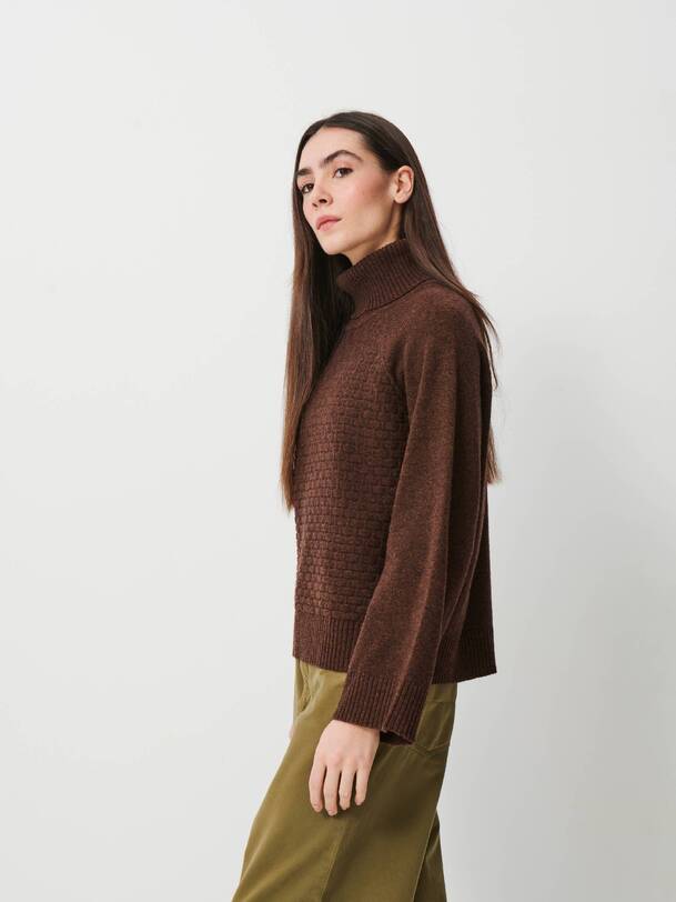 MAGGY SWEATER - Cocoa , Ready-to-wear Bensimon
