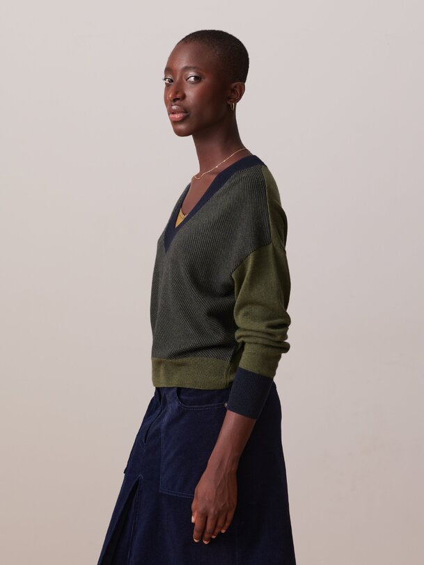 ORSO SWEATER -  Military , Ready-to-wear Bensimon