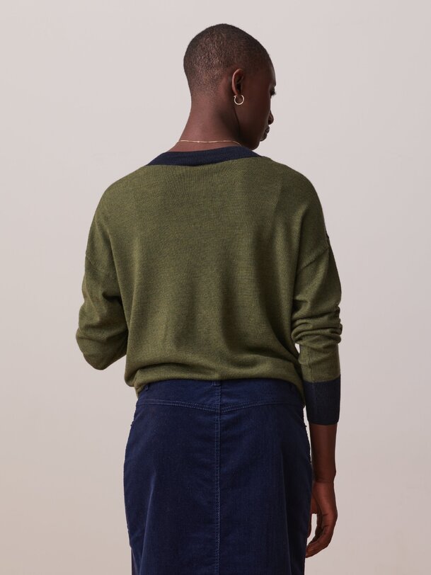 ORSO SWEATER -  Military , Ready-to-wear Bensimon