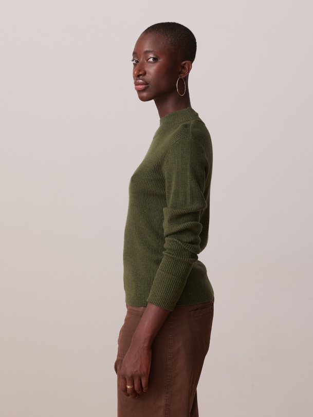 OLIN SWEATER -  Military , Ready-to-wear Bensimon