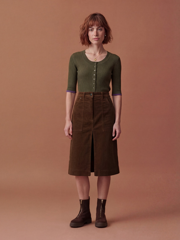 OREN SWEATER -  Military , Ready-to-wear Bensimon