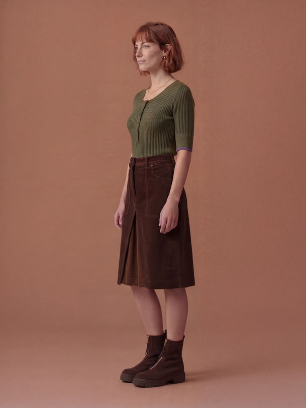 OREN SWEATER -  Military , Ready-to-wear Bensimon