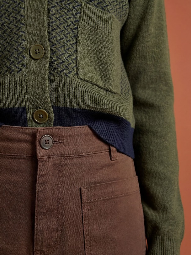 JAMIE CARDIGAN -  Military , Ready-to-wear Bensimon
