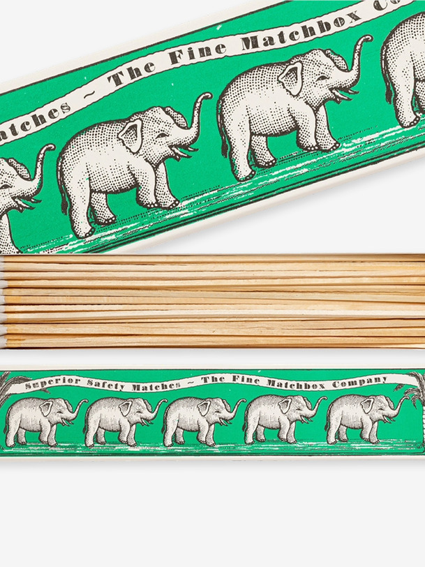 ELEPHANTS LONG MATCHES - Green , Home design Bensimon