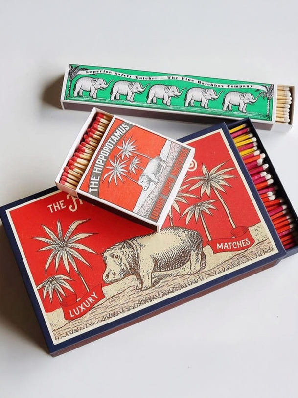 ELEPHANTS LONG MATCHES - Green , Home design Bensimon