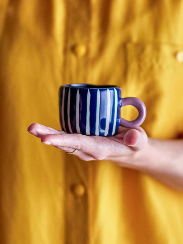 TASSE NINI - BLOOMINGVILLE -  Blue , Home design Bensimon